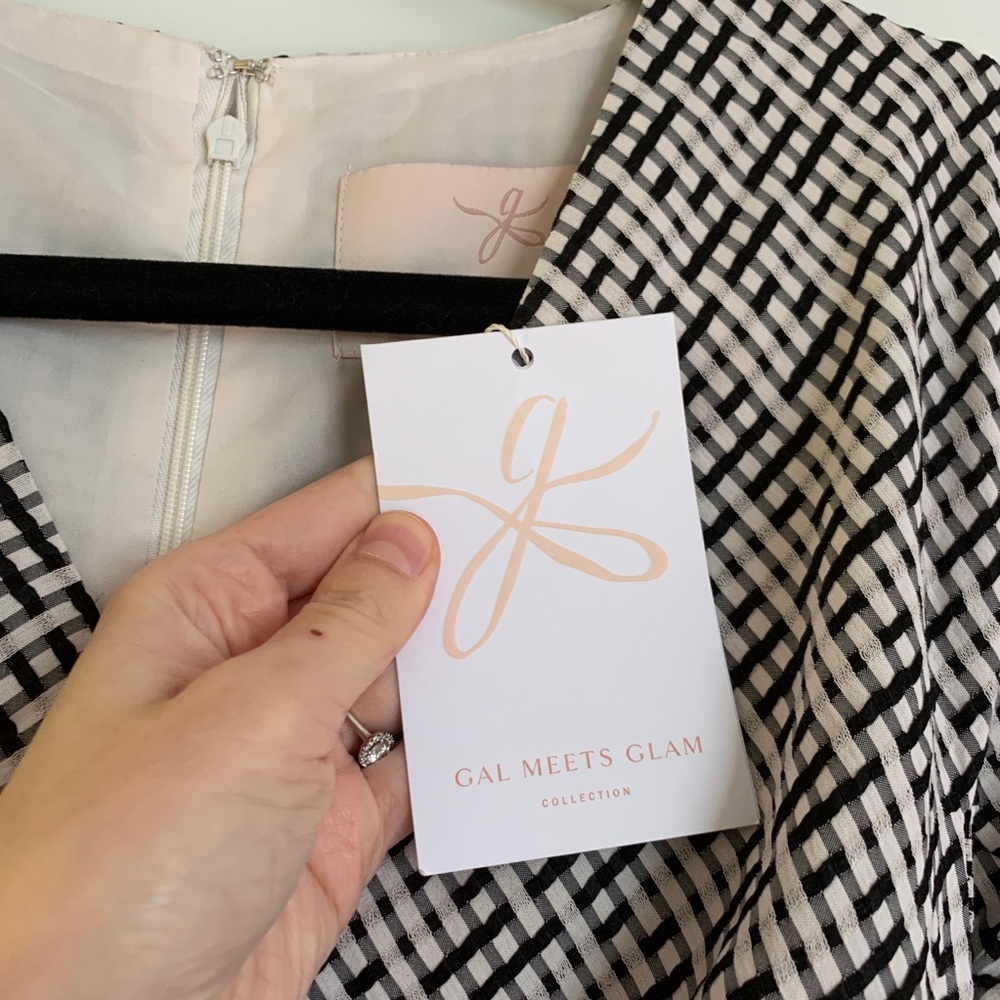 Gal Meets Glam💕 Carson Variegated Gingham Dress - Picture 5 of 7